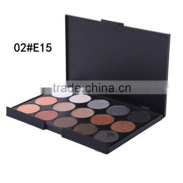 Newest Cheap Romantic Color Makeup Shinning Eye Shadow ,15 Colors Mixed Glitter Matte Eyeshadow Palette photo-3