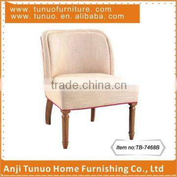 TB-7468B, Factory price, Mini chair for kids with Carved rubber wood legs