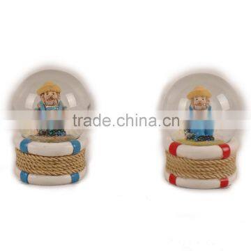 2015 Customized Captain Figure Snow Ball Water Globe photo-3