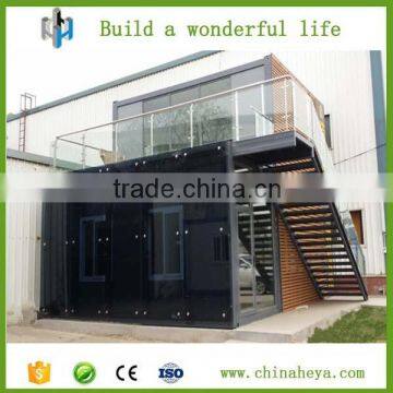 China export 50 m2 2 floor modern fashion wooden decoration smart prefab modular homes