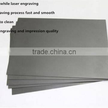 Laser engraving odorelees stamp rubber sheet A4 size 297*210*2.3mm laser rubber sheet