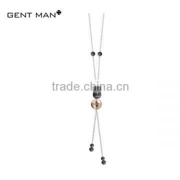 Fashion Stainless Steel And ceramic necklace stainless steel necklaces ceramic Jewelry ceramic beads jewelry set