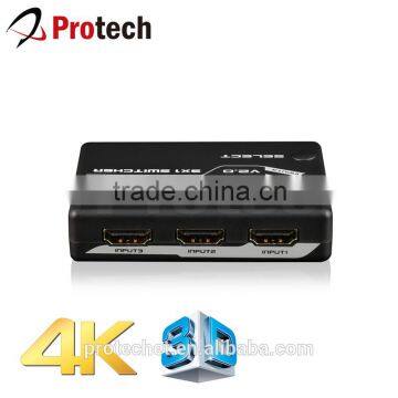 New Design HDMI 2.0 Switch 3 x 1 with IR Control