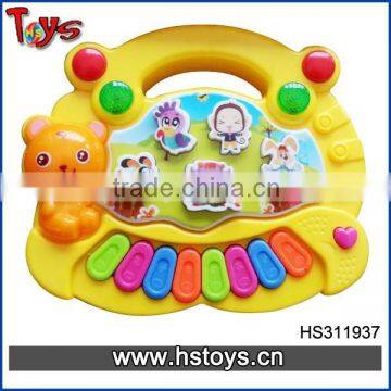 2015 very cheap battery operated toy cartoon keyboard Music Instrument