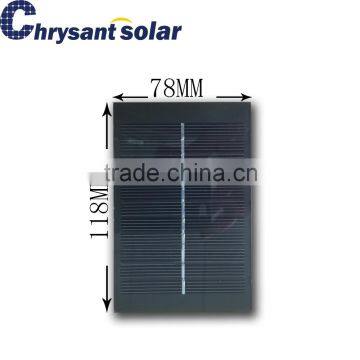 1W 5.5V Monocrystalline Solar Panel Without Frame