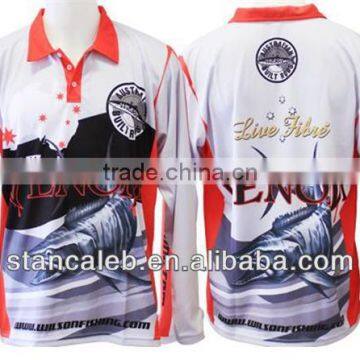 dye sublimation fishing jersey