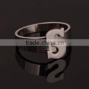 S Letter Ring