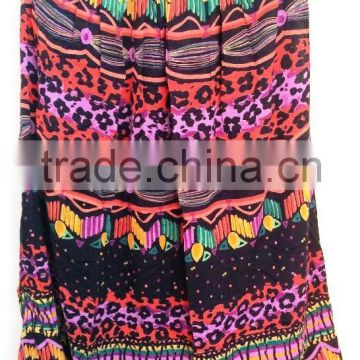 Spring Summer Collection Tribal Ethnic Gypsy New Floral Print Long Skirts