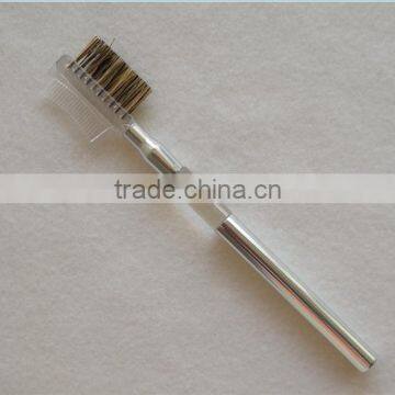 Plastic Handle Bristle Hair Combs Brush Eyebrow Brush for Makeup
