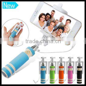 Built In Bluetooth Shutter Wholesale Extendable Aluminum Selfie Stick