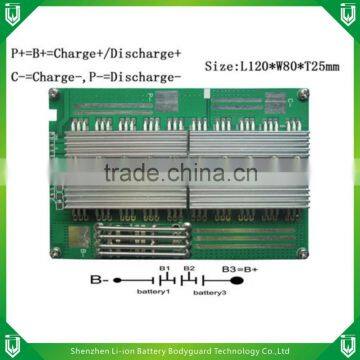 PCM/BMS/PCB For 11.1V (3S)Li-ion Battery Packs fr4 94v-0 pcb,vamo v5 pcb board,vamo v3 pcb