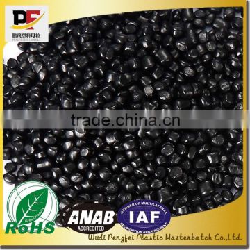 25% Carbon Black PE PP Plastic Masterbatch Black Masterbatch with filler