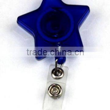 star shaped retractable badge holder badge reel