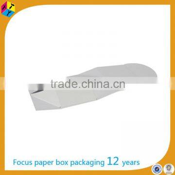 white gift rigid paper box foldable packaging