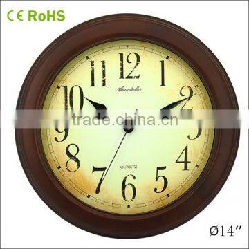 14 inch redio controlled clock popular wall clock