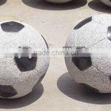 Garden Ornament Granite Football, stone football