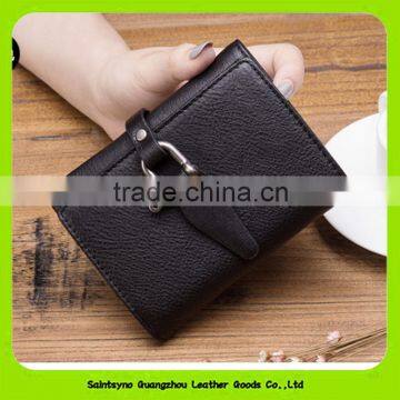 2016 Hot Selling Classical Fashion Lady Wallet, Wallet Trifold PU Leather Wallet 16914 photo-6