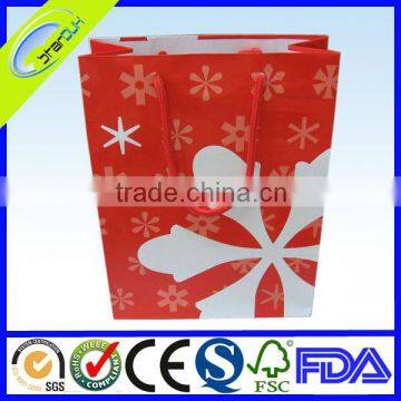 advertising gusset paper package bag