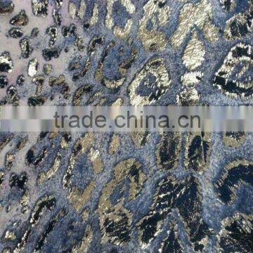 embossed print velboa for garment