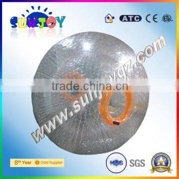 Sunjoy cheap inflatable PVC water zorb ball zorbing human hamster ball for Sale