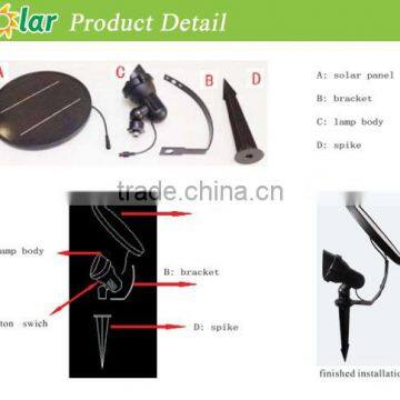 11.1V/4400-5200mAH Maintenance Free; Maximum Life of up to 5~8 Years, 2 Years Warranty Garden Solar Light photo-3