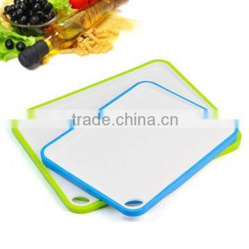 Popular 2-piece plastic chopping blocks set of cutting board