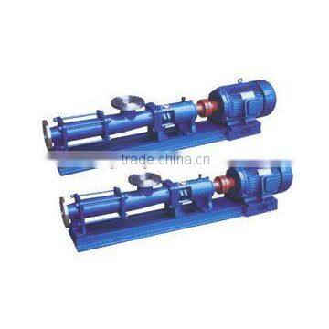 progressive cavity mono single screw pump used for sewage sludge, paper pulp, food,etc.