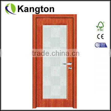 Interior simple PVC frosted glass bathroom door