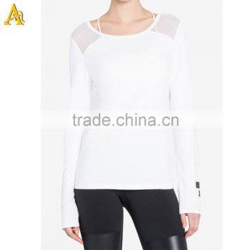 Wholesale New Design Long Sleeve T Shirts Women Yoga Long Loose T Shirt