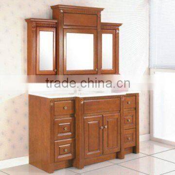 solid wood bathroom vanity for Denmark market