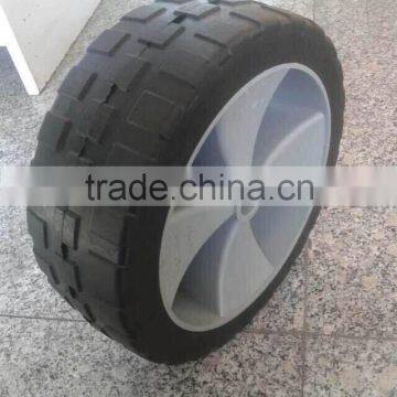 10 inch wheelbarrow solid rubber wheel