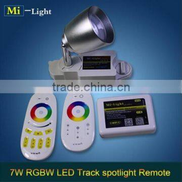 Mi.light series 7W RGBW led track spotlight with romote controller