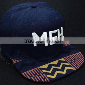 top headwear youth snapback hats/3d embroidered gaudy snapback caps