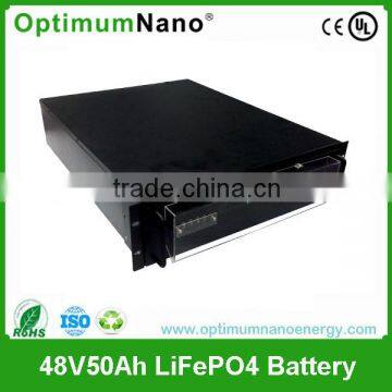 Rechargeable 48V Lifepo4 Battery for Telcom/UPS/ESS Lithium Battery 50Ah photo-3