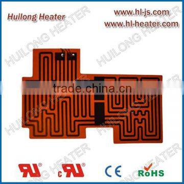 Polyimide heating elements for computer display