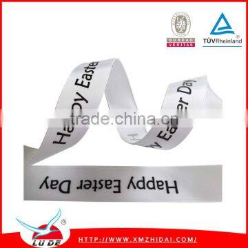 Manufacturer of wholesale custom logo printed satin ribbon