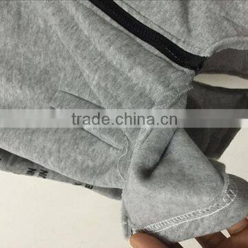 Wholesale 2016 Fashion Women Slit Back Letters Printed Hoodies Ladies Alphabet Long Velvet Zip Up Custom Hoodie Manufacturers photo-4