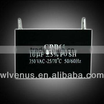 black plastic case square type cbb61 1.2uf 9uf 450v capacitor