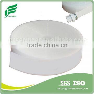 Plastic irrigation hose with connector