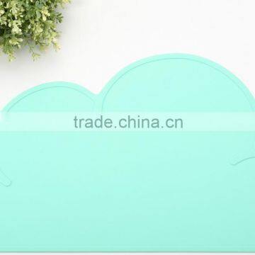 Thicken Baby Mat Cloudy Shaped Silicone Kid's Table Mat Pads