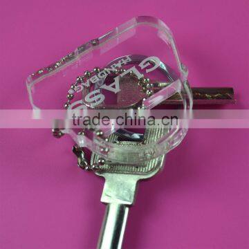 High Quality Custom Clear Acrylic Keychain photo-3