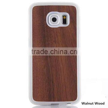 TPU Design Bamboo Phone Case Wood Mobile Phone S6 Cover photo-4