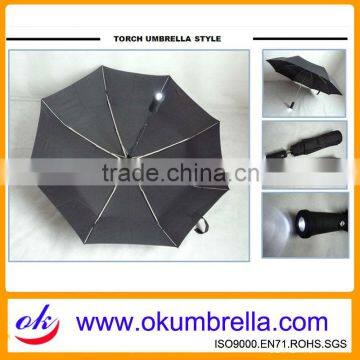 2013 year Popular 3 Folding Torch Umbrella