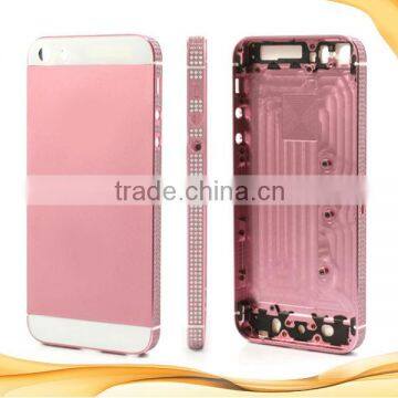 pink diamond back cover housing for iphone 5s