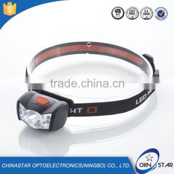 High QC Perfect Design 1 Watt Durable Plastic Reading Headlamp LED