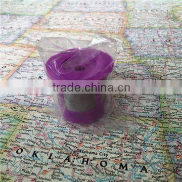 1 Filter in one pp bag Purple High Quality Reusable K Cup Coffee Filter Keurig 2.0 Coffe Machin