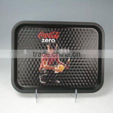 Plastic serving tray