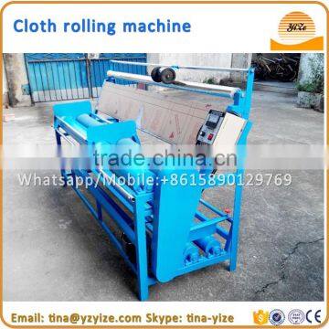 Adjustable speed fabric inspection and cloth rolling machine winding machine