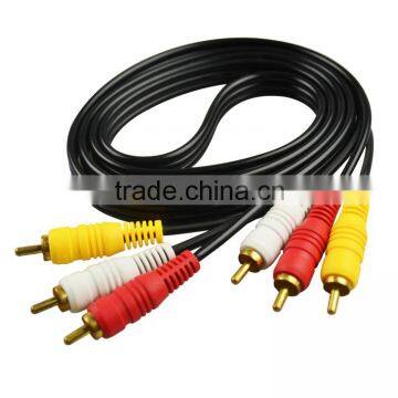 SIPU High Quality 1.5m Gold Connects av Rca Cable Best Price 3.5mm Audio Cable photo-5