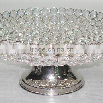 UB562 Elegant crystal plate fruit bowl